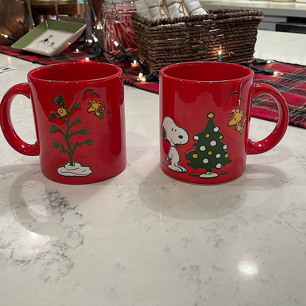 Christmas Snoopy Waechtersbach Mugs